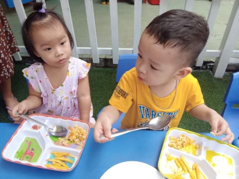 Tiệc Buffet của lớp Nhà trẻ và Mầm