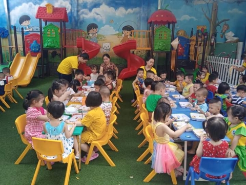 Tiệc Buffet của lớp Nhà trẻ và Mầm