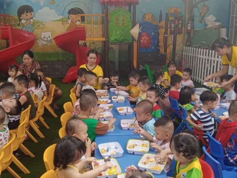 Tiệc Buffet của lớp Nhà trẻ và Mầm