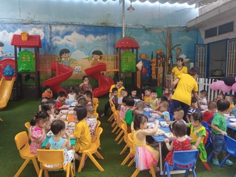 Tiệc Buffet của lớp Nhà trẻ và Mầm