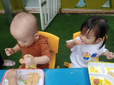 Tiệc Buffet của lớp Nhà trẻ và Mầm