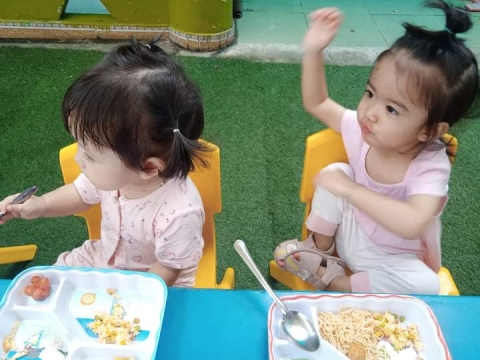 Tiệc Buffet của lớp Nhà trẻ và Mầm