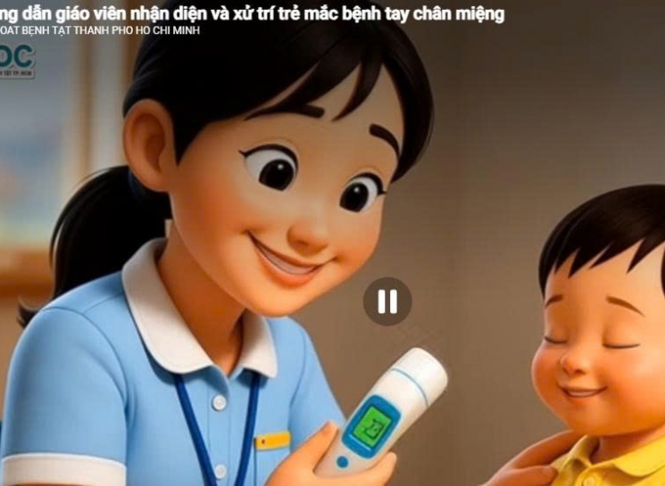 Hướng dẫn giáo viên nhận diện và xử trí trẻ mắc bệnh tay chân miệng